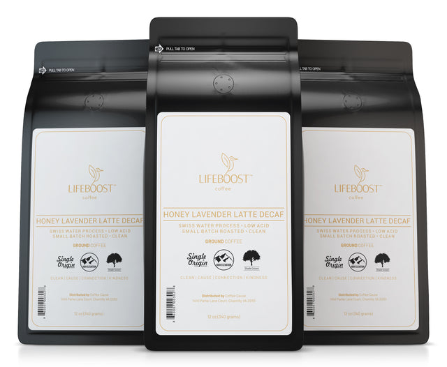 Single Origin  Honey Lavender Latte Decaf