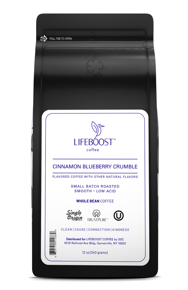 Cinnamon Blueberry Crumble - Lifeboost Coffee