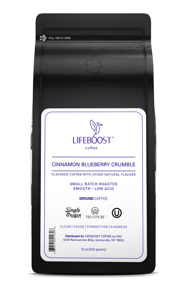 Cinnamon Blueberry Crumble - Lifeboost Coffee