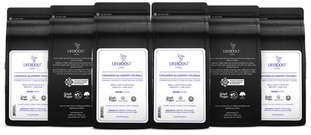 Cinnamon Blueberry Crumble - Lifeboost Coffee