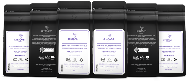 Cinnamon Blueberry Crumble - Lifeboost Coffee