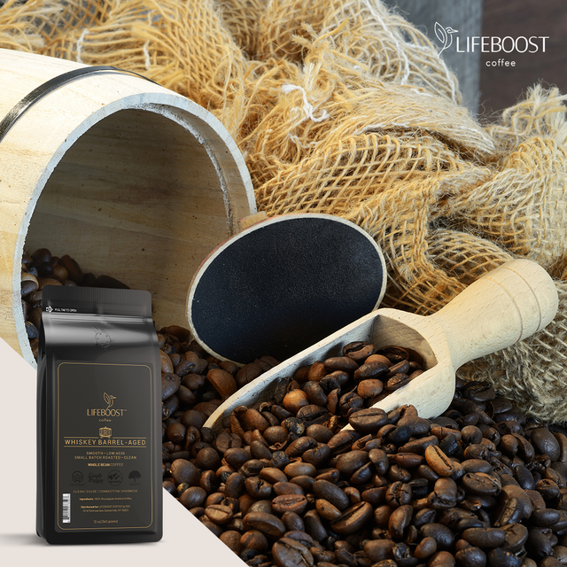 Whiskey Barrel - Lifeboost Coffee