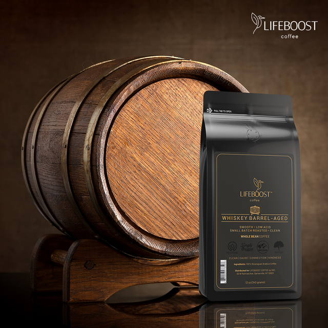 Whiskey Barrel - Lifeboost Coffee