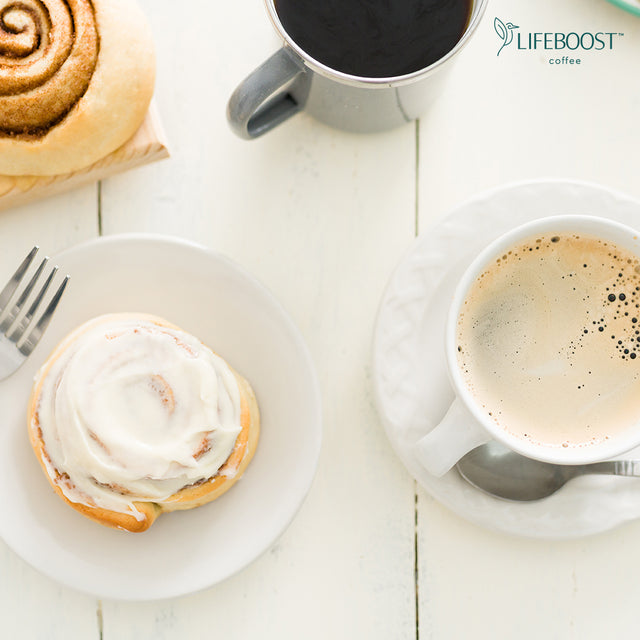 Smooth & Healthy Frosted Cinnamon Roll Flavored Coffee