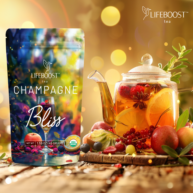 Champagne Bliss Tea - Lifeboost Coffee