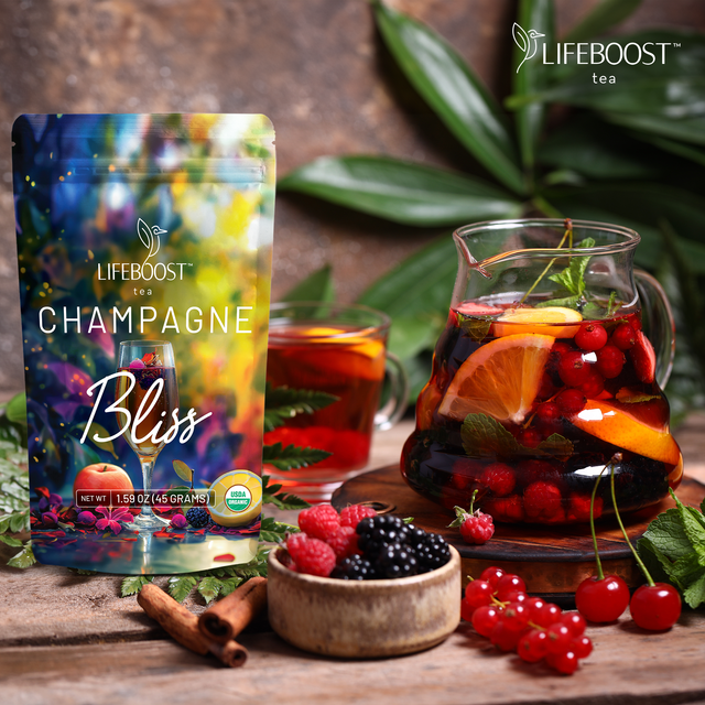 Champagne Bliss Tea - Lifeboost Coffee