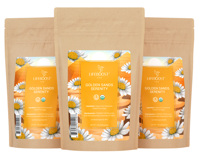 Golden Sand Serenity Tea - Lifeboost Coffee