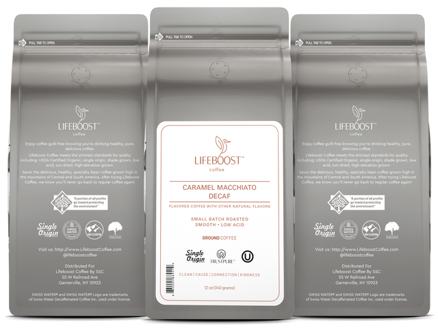 Caramel Macchiato Decaf - Lifeboost Coffee