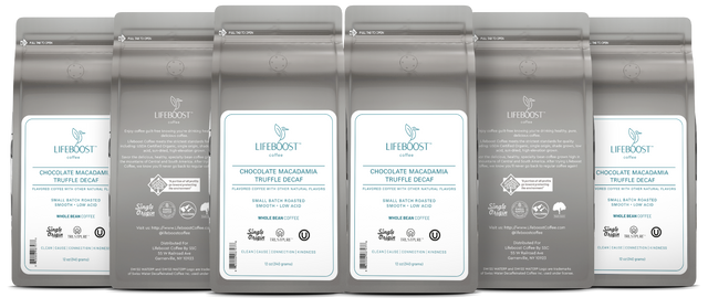 Chocolate Macadamia Truffle Decaf - Lifeboost Coffee