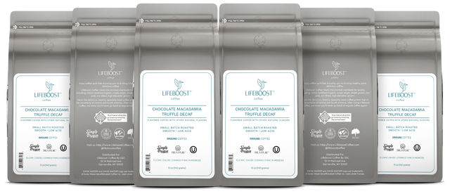 Chocolate Macadamia Truffle Decaf - Lifeboost Coffee