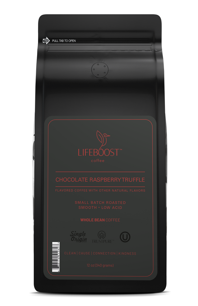 Chocolate Raspberry Truffle - Lifeboost Coffee