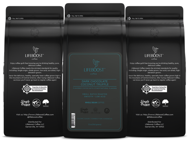 Dark Chocolate Coconut Truffle - Lifeboost Coffee