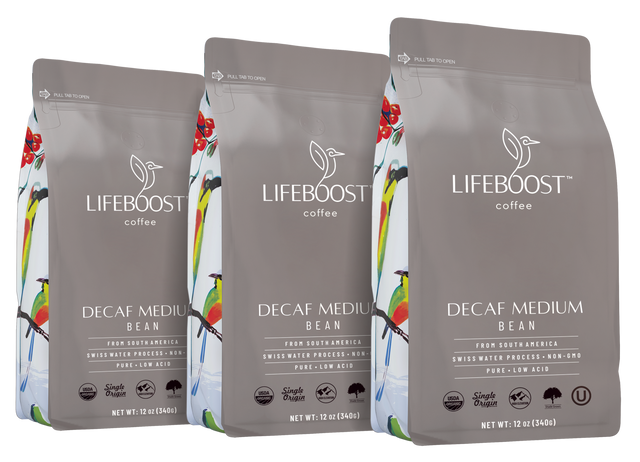 Medium Roast Decaf - Lifeboost Coffee