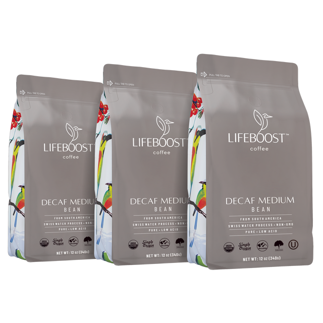 Medium Roast Decaf - Lifeboost Coffee