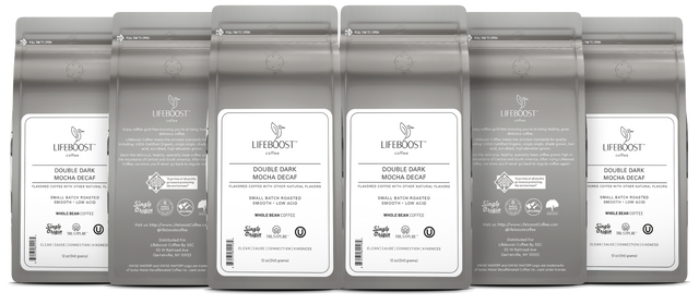 Double Dark Mocha Decaf - Lifeboost Coffee