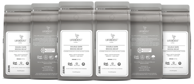 Double Dark Mocha Decaf - Lifeboost Coffee