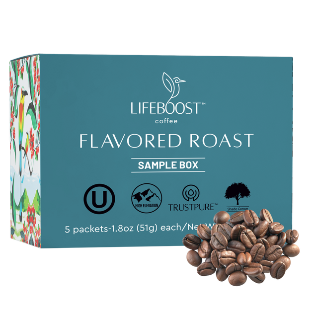 Flavored Sample Pack - Lifeboost Coffee