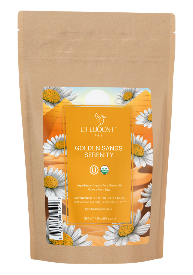 Golden Sand Serenity Tea - Lifeboost Coffee