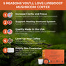 Decaf Cognition Mushroom Pods - Lifeboost Coffee