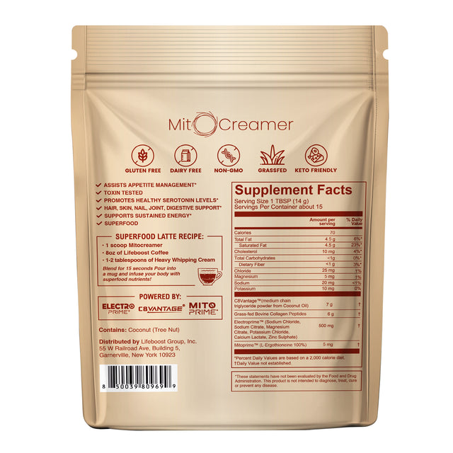 Mito Creamer - Lifeboost Coffee