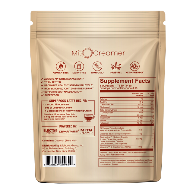 Mito Creamer - Lifeboost Coffee
