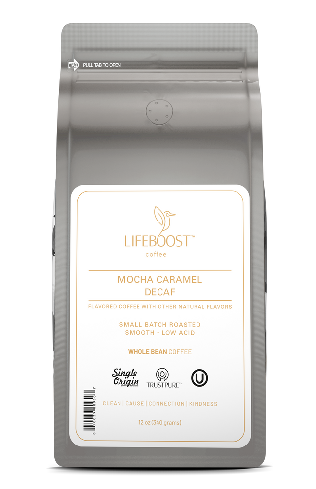 Mocha Caramel Latte Decaf - Lifeboost Coffee