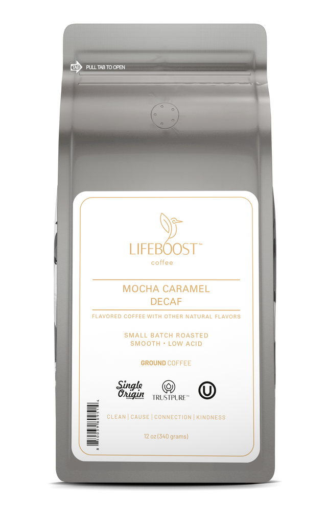 Mocha Caramel Latte Decaf - Lifeboost Coffee
