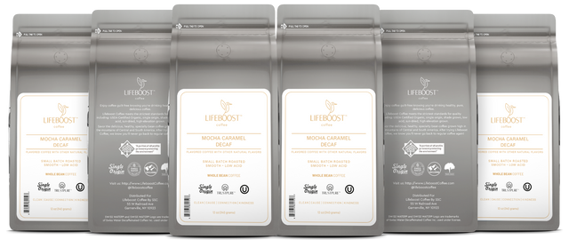 Mocha Caramel Latte Decaf - Lifeboost Coffee