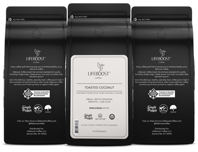 Toasted Coconut - Lifeboost Coffee