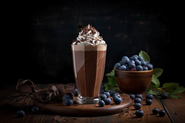 Healthy Low Acid Midnight Blueberry Mocha Coffee