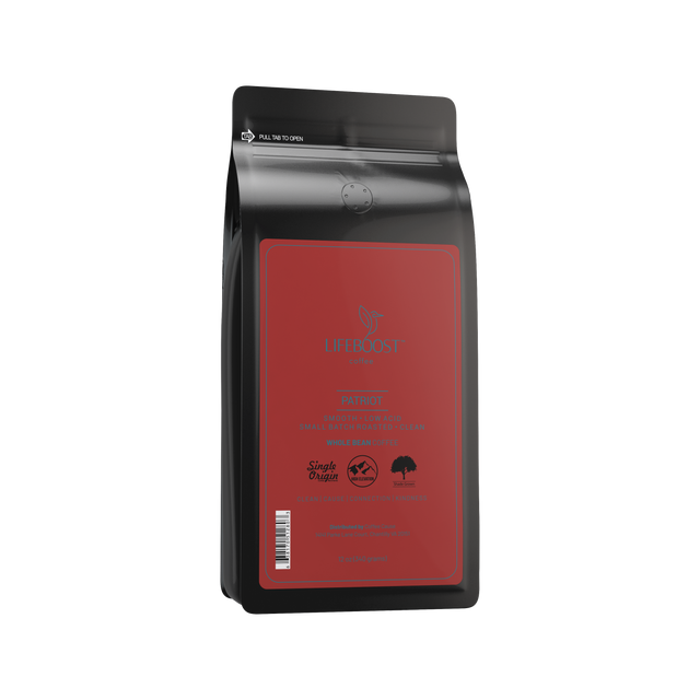 1x  Patriot Medium Roast - Lifeboost Coffee